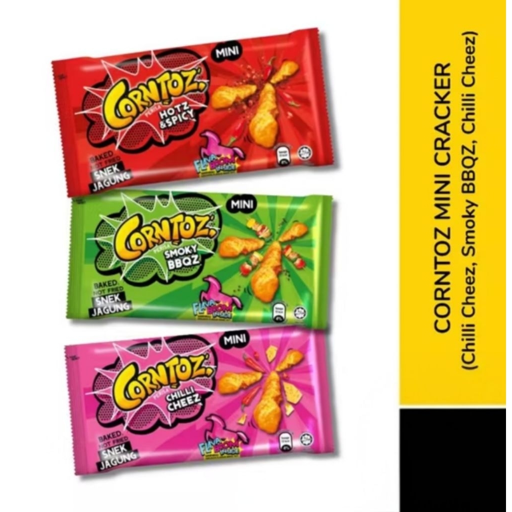 Corntoz Chili Cheez/Hotz and Spicy/Smoky BBQz 15g | Shopee Malaysia