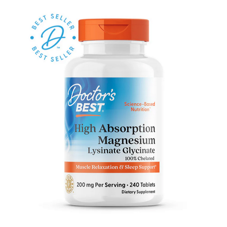 Doctor s Best High Absorption Magnesium Lysinate Glycinate 240 