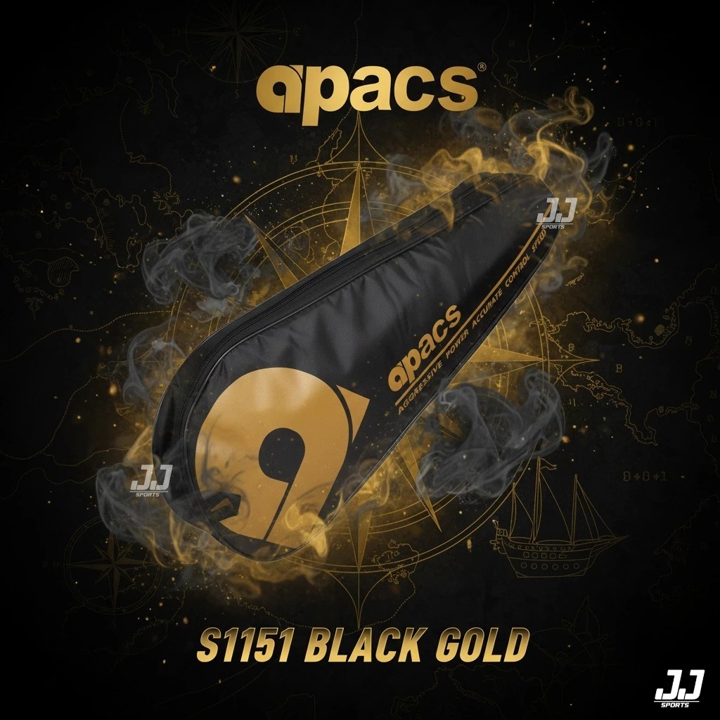 APACS single compartment cover bag S1151 BLACK GOLD | Shopee Malaysia