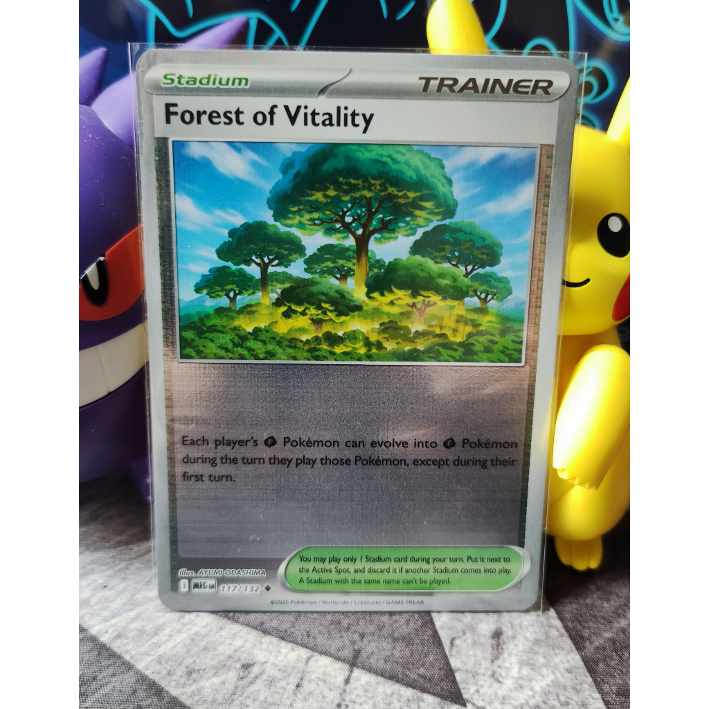 Forest of Vitality 117/132 Mega Evolution MEG EN ME01 Trainer Stadium ...