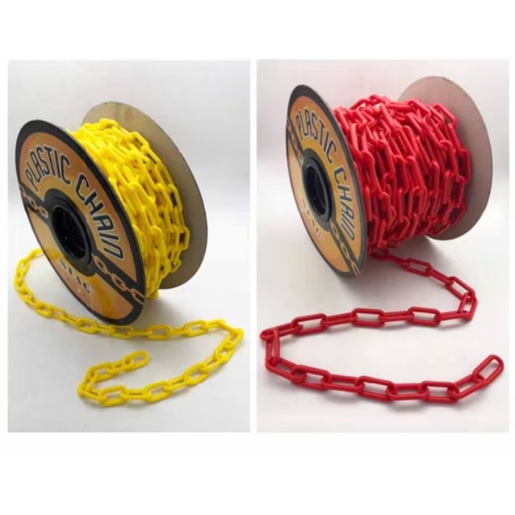 PVC Plastic Link Chain 6mm/8mm --20 & 25 Meter/ Rantai PVC Plastik ...