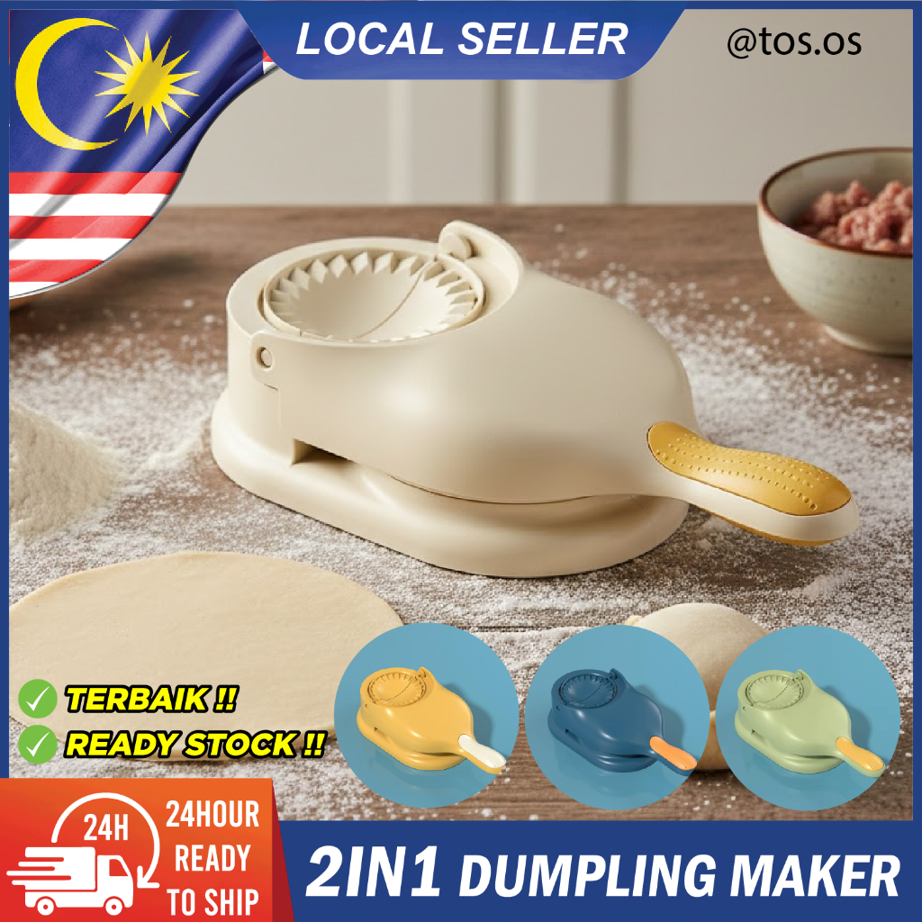 2in1 Dumpling Maker Curry Puff Skin Press Dough Presser Skin Wrapper ...
