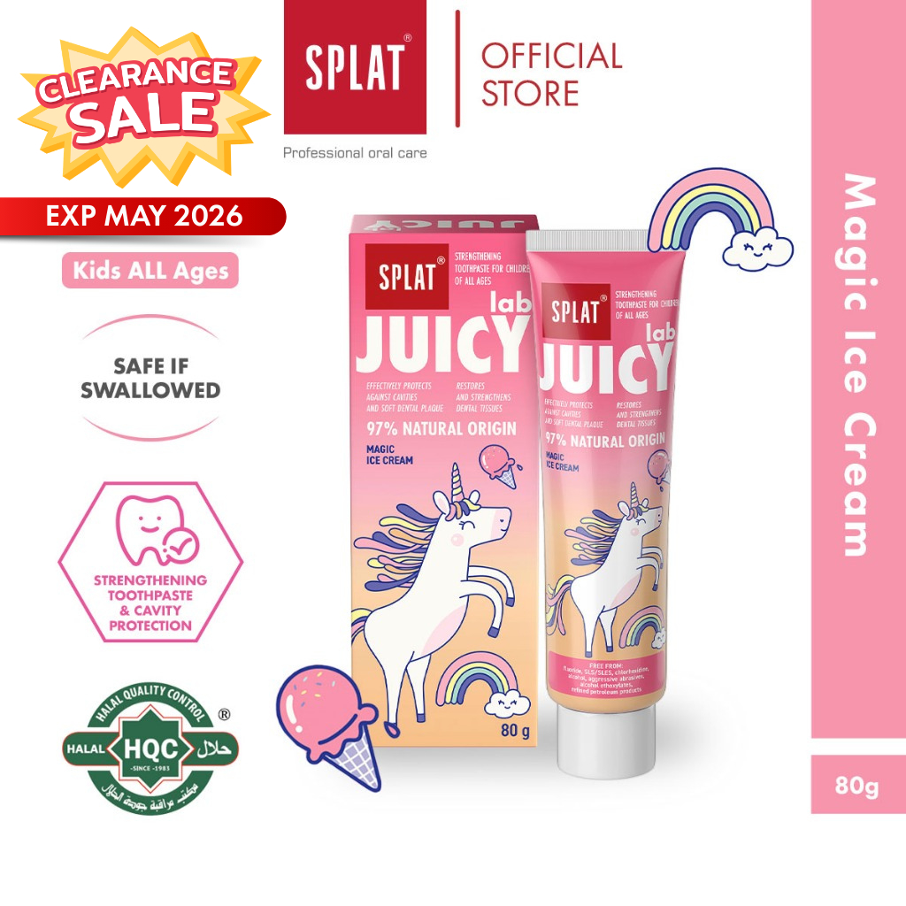[NOT FOR SALE] SPLAT Juicy Lab Magic Ice-Cream Toothpaste 80g | Shopee ...