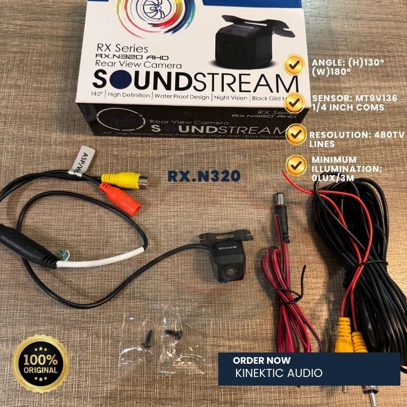 Soundstream RX N320 AHD Reverse Camera 480TVL Night Vision Waterproof ...