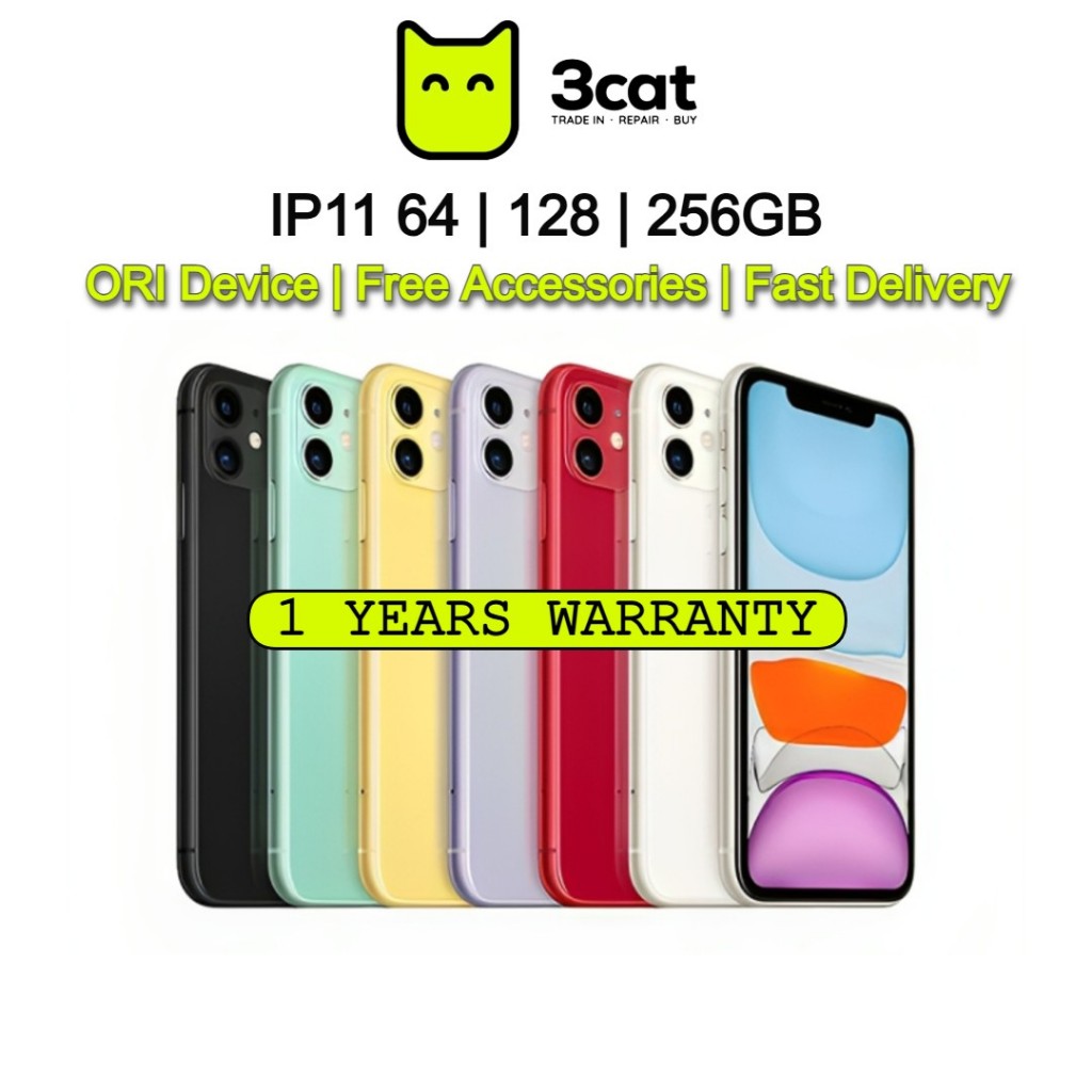 3Cat USED SET - 11 64GB | 128GB | 256GB Smart Phone | Shopee Malaysia