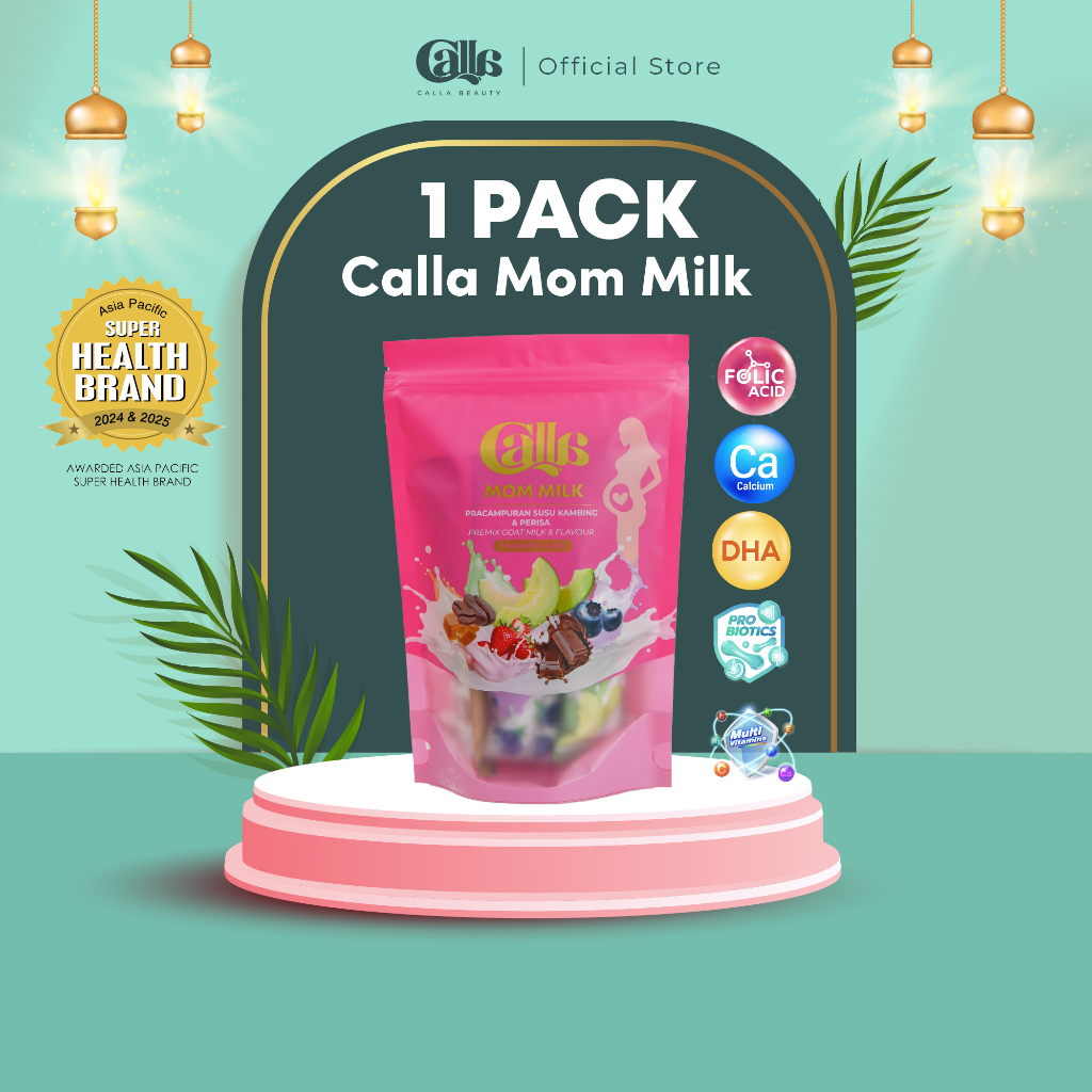 1 & 2 Pack CALLA MOM MILK & CALLA MILK | 1 Pouch Susu Kambing Berperisa ...