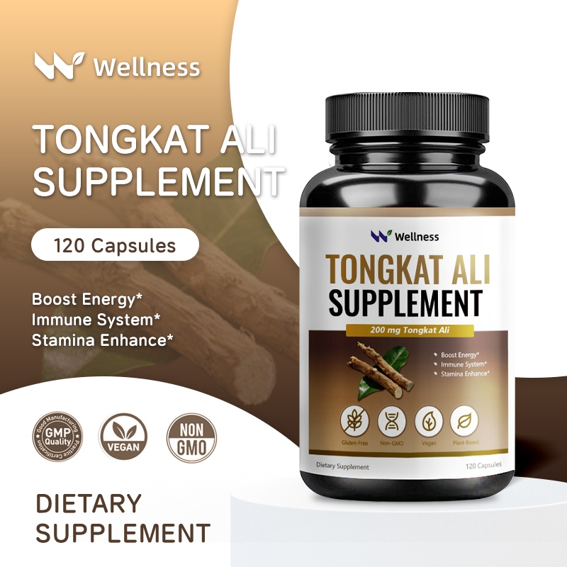 Tongkat Ali Capsule for Enhancing Male Function, Increasing Energy ...