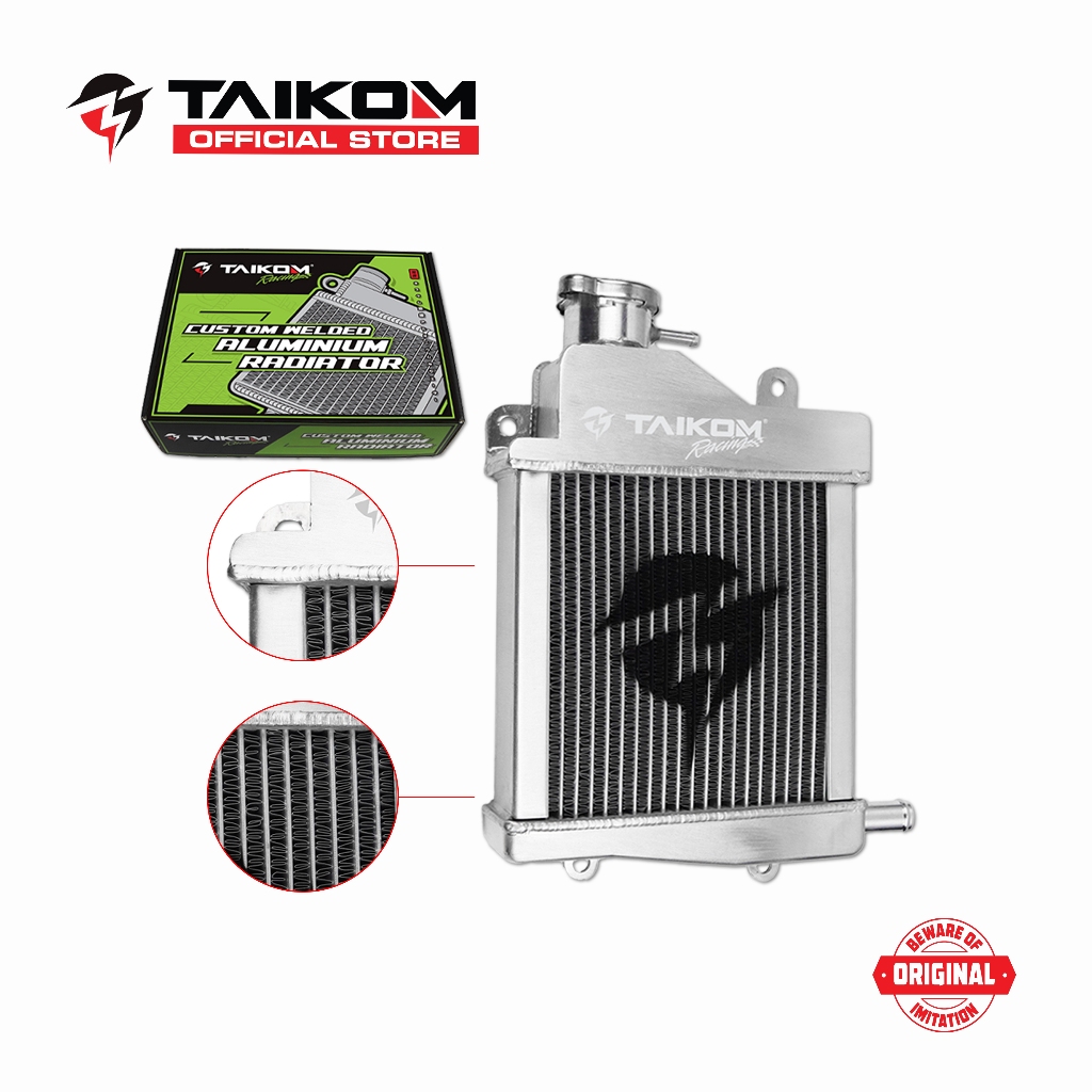 TAIKOM RACING CUSTOM WELDED RADIATOR (ALU) NVX155 V1/NMAX V1 | NVX155 ...