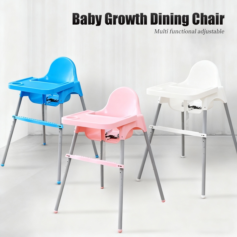 Adjustable Baby dining chair Can be safely used for a long time anti ...