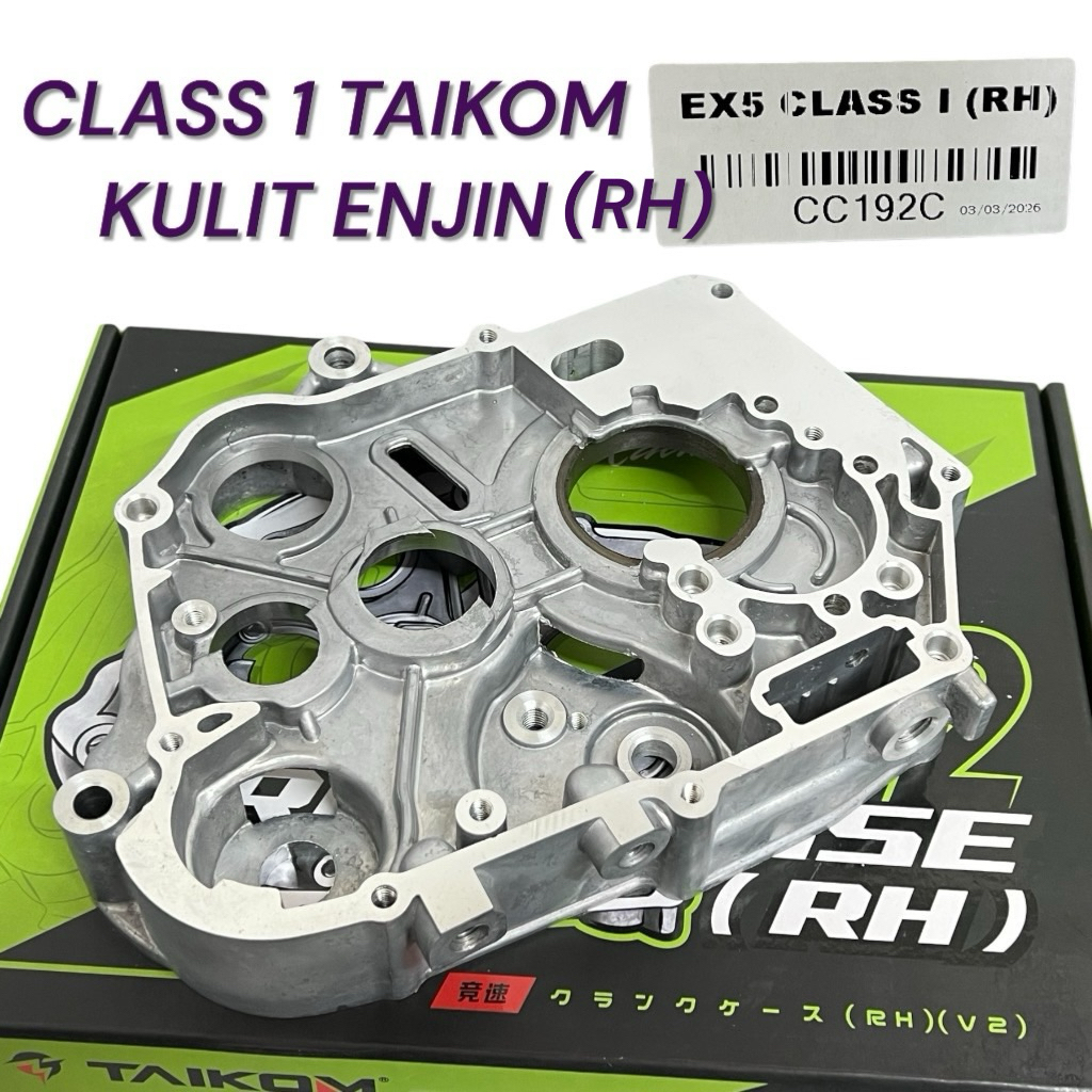 [CC192C] TAIKOM RACING CRANKCASE V2/ KULIT ENJIN EX5 CLASS 1 (RH) (Kawa ...
