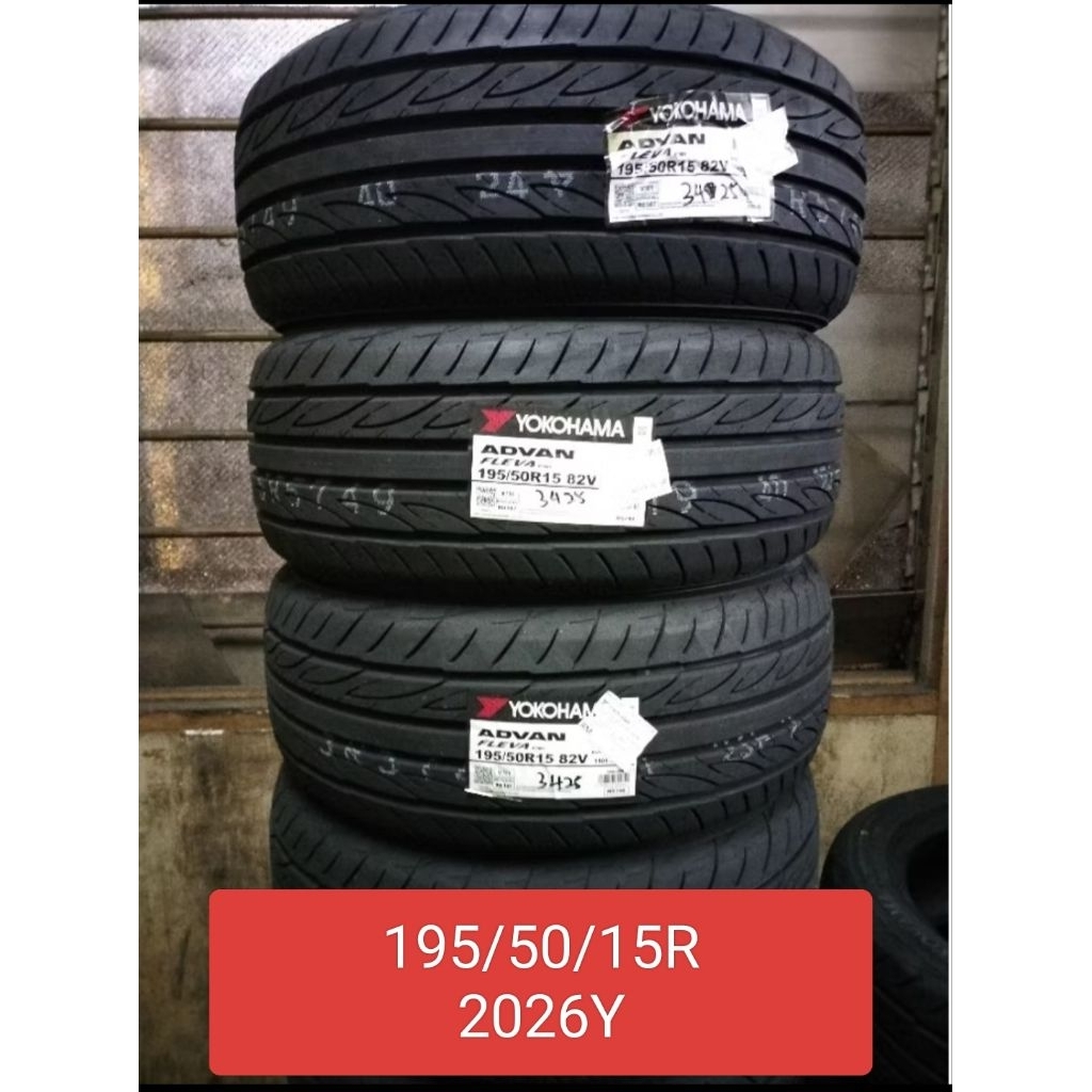 新 NEW TAYAR 195/50R15 YOKOHAMA 195/50/15R 2026Y ADVAN FLEVA V701 JAPAN ...