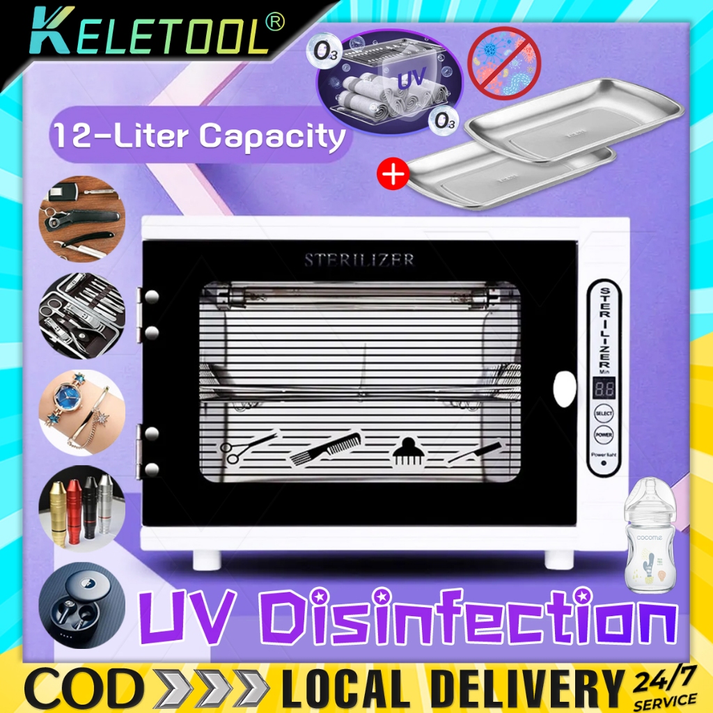 UV Disinfection Cabinet Ozone Baby Bottle Sterilizer Salon Beauty Towel ...