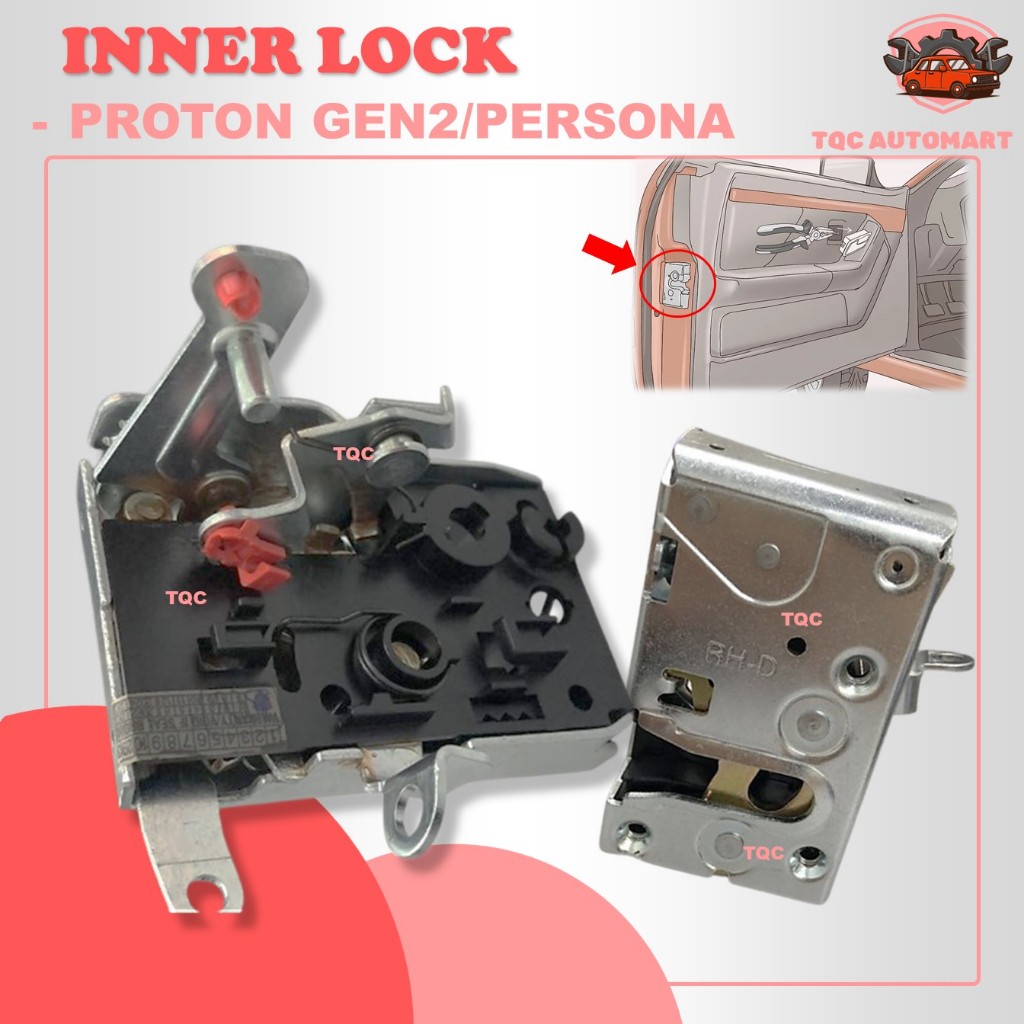 PROTON GEN2 GEN 2/PERSONA OLD DOOR INNER LOCK DALAM PINTU INNER LOCK ...