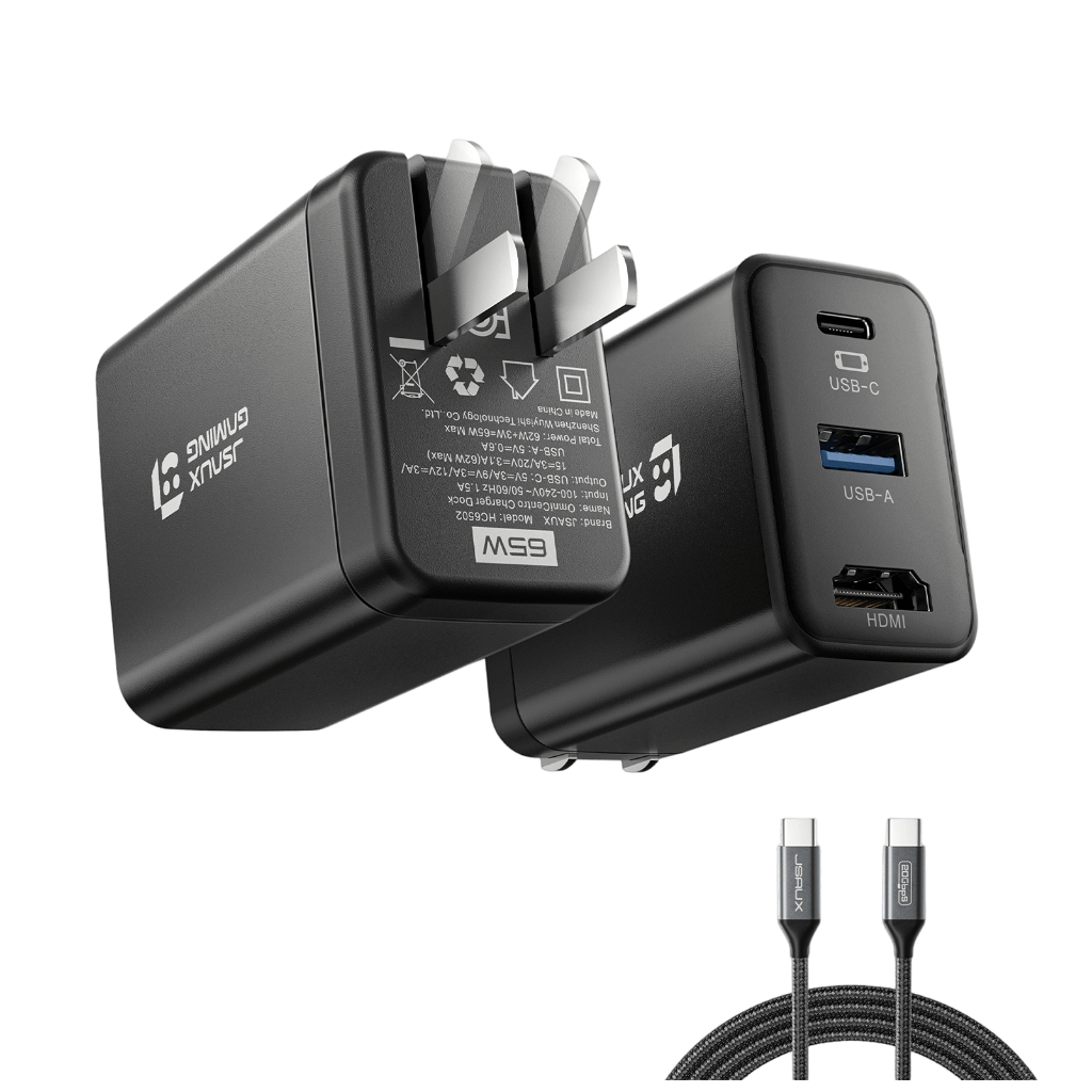JSAUX OmniCentro Mini Dock Charger Docking for Switch 2 Steam Deck ROG ...