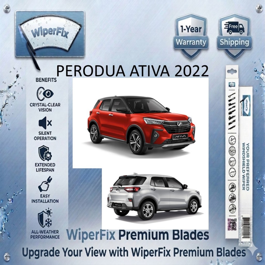 [WiperFix] PERODUA ATIVA 2021 ABOVE WIPERFIX SILICONE WIPER | Shopee ...