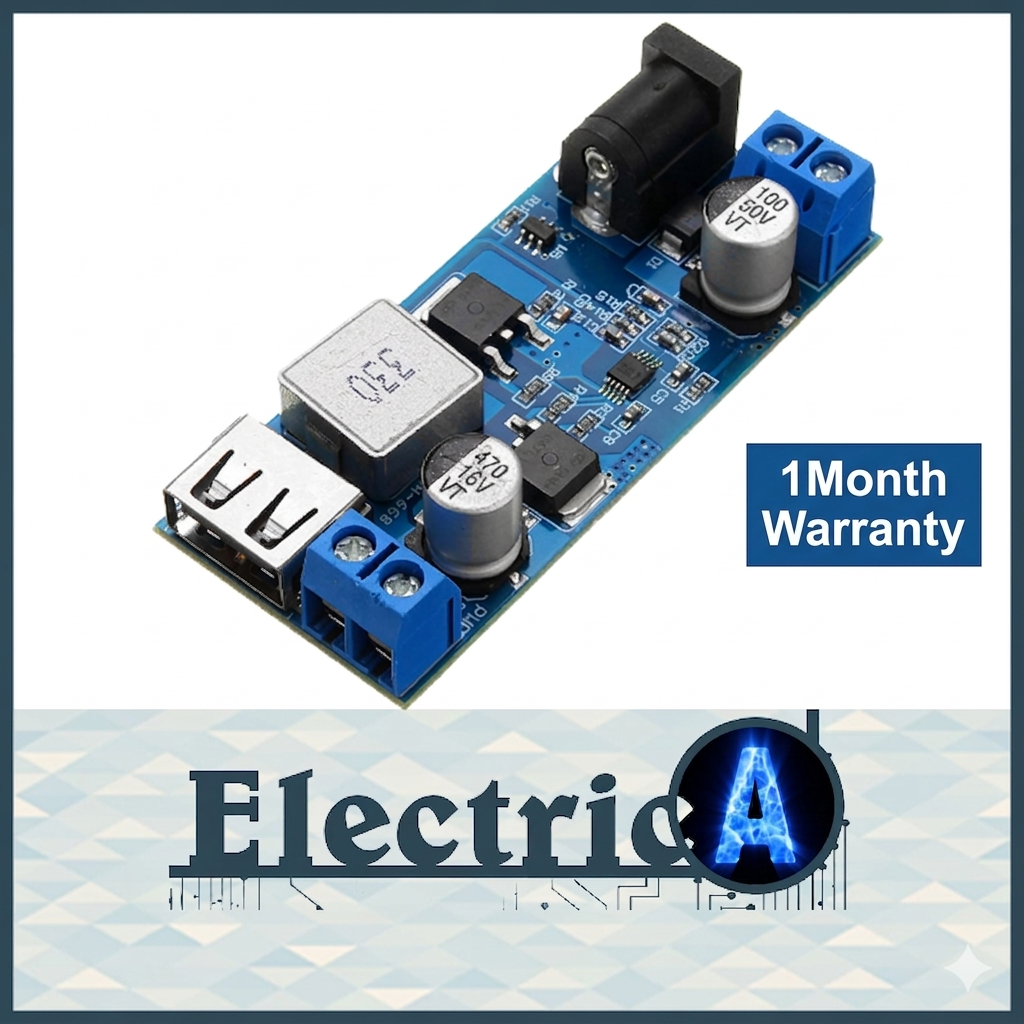 (High Quality +1Month Warranty) XH-M249 / XY-3606 DC Step Down (Fixed 5V)5A.max Buck Converter 5V 9V 12V 24V [ElectricA]