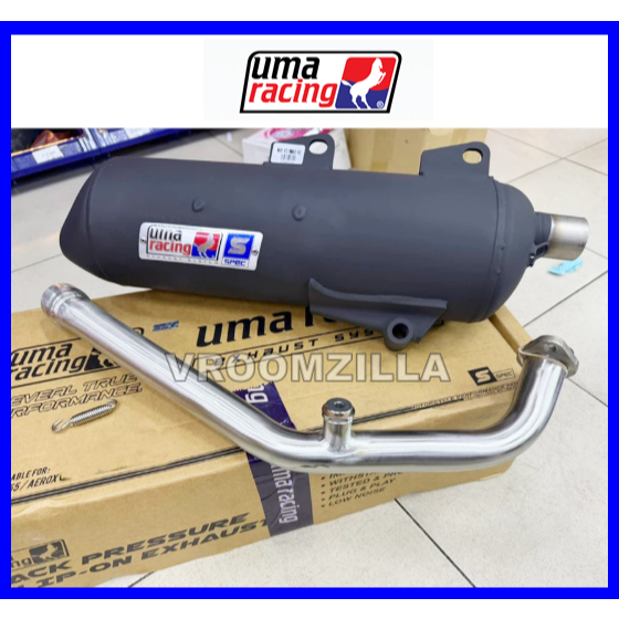 UMA RACING BACK PRESSURE EXHAUST NVX NMAX V2 V3 MANIFOLD 32-35-32 ...