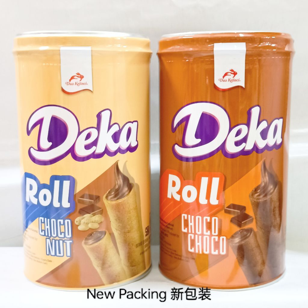 Deka Wafer Roll Choco Nut / Choco Choco 300g | Shopee Malaysia
