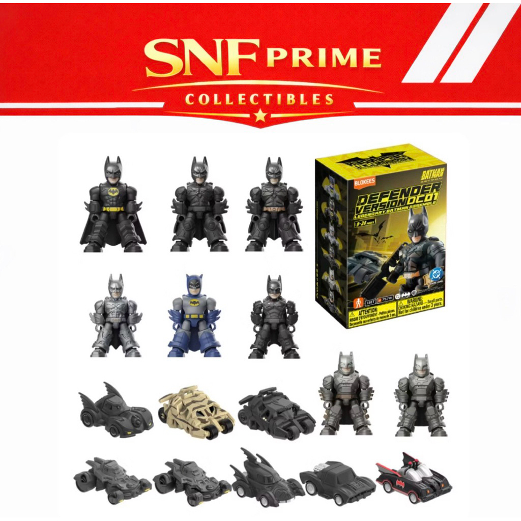 BLOKEES DC01 Batman Defender Version 01 Figures Open box | Shopee Malaysia