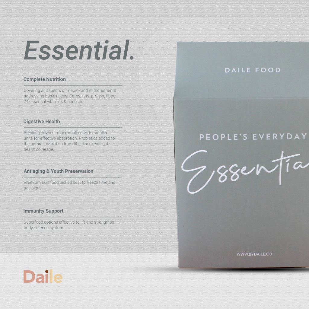 DAILE Superfood Essential (900g) | Meal Replacement, Low Calorie ...