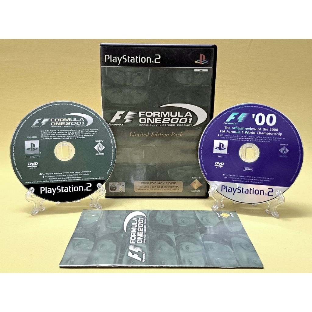 🔥FORMULA ONE 2001 F1 LIMITED EDITION PACK 2 DISCS🔥 PS2 | Shopee Malaysia