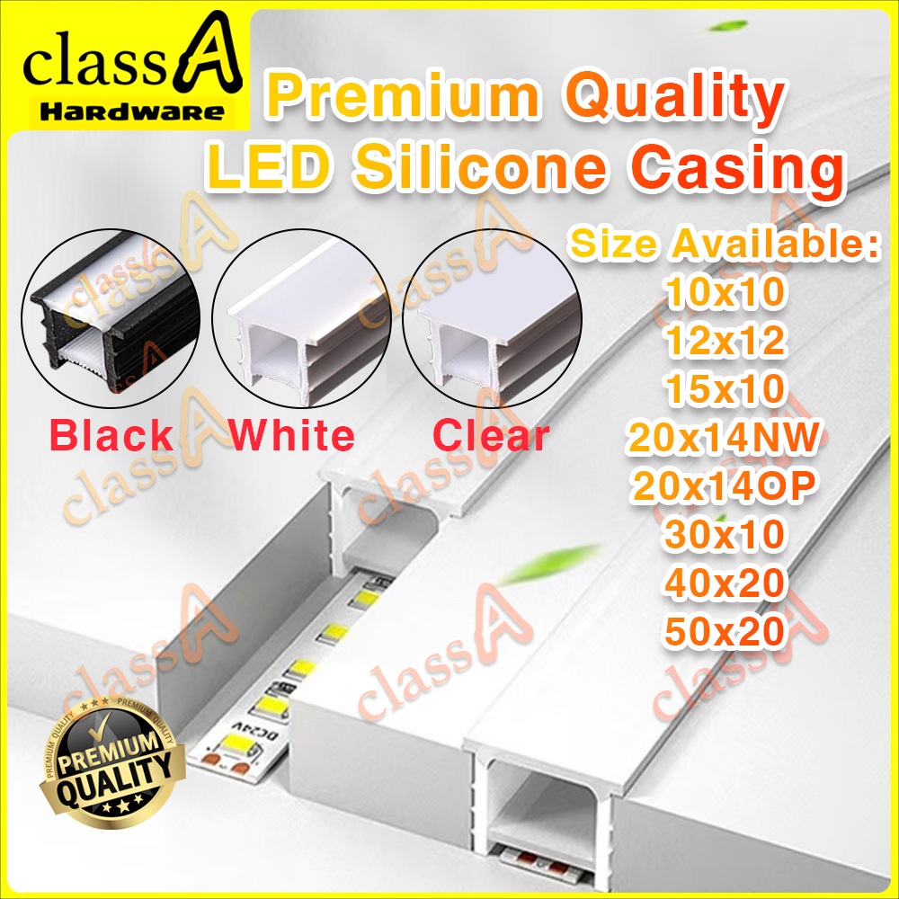 ClassAHW COB LED Silicone Channel Strip Light Rubber Silicone Silicon ...
