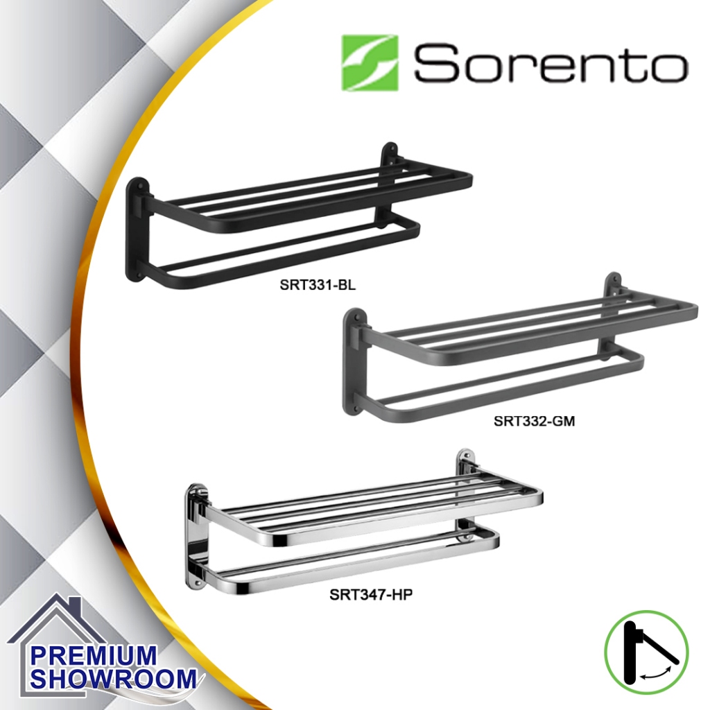 (Latest 2025) SORENTO Towel Rack 60CM / Stainless Steel Towel Shelf ...