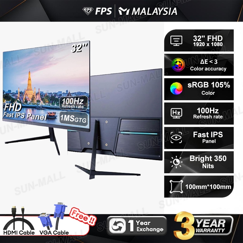 32 Inch FHD 100Hz
