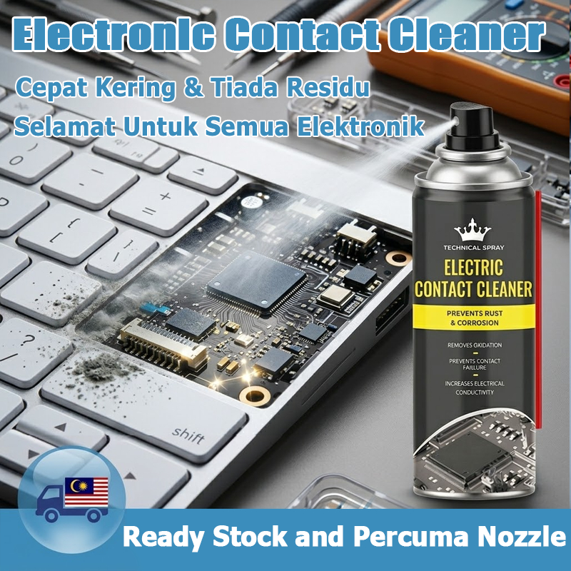 CROWN Fast Drying Electronic Contact Cleaner Spray Contact Grease ...