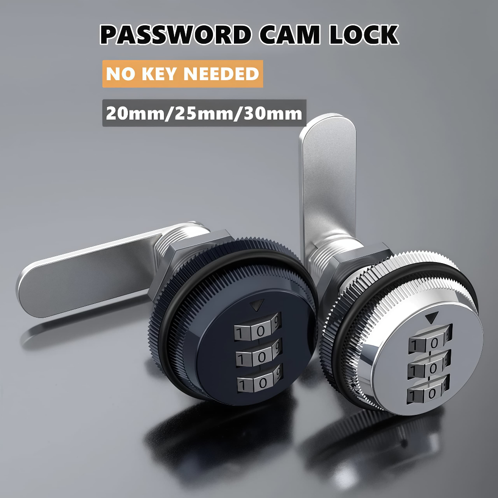 20mm 30mm 3 Digit Combination Cam Lock Keyless Password Locker Mailbox ...