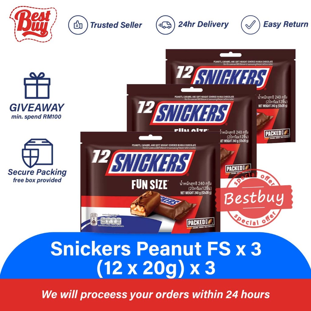 Buy chocolate snickers Online With Best Price, Aug 2026 | Shopee Malaysia