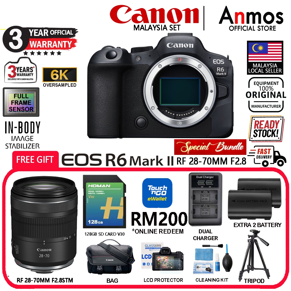 Canon EOS R6 Mark II / EOS R6 II /EOS R6M2 / EOS R6II + RF 24-105 IS ...