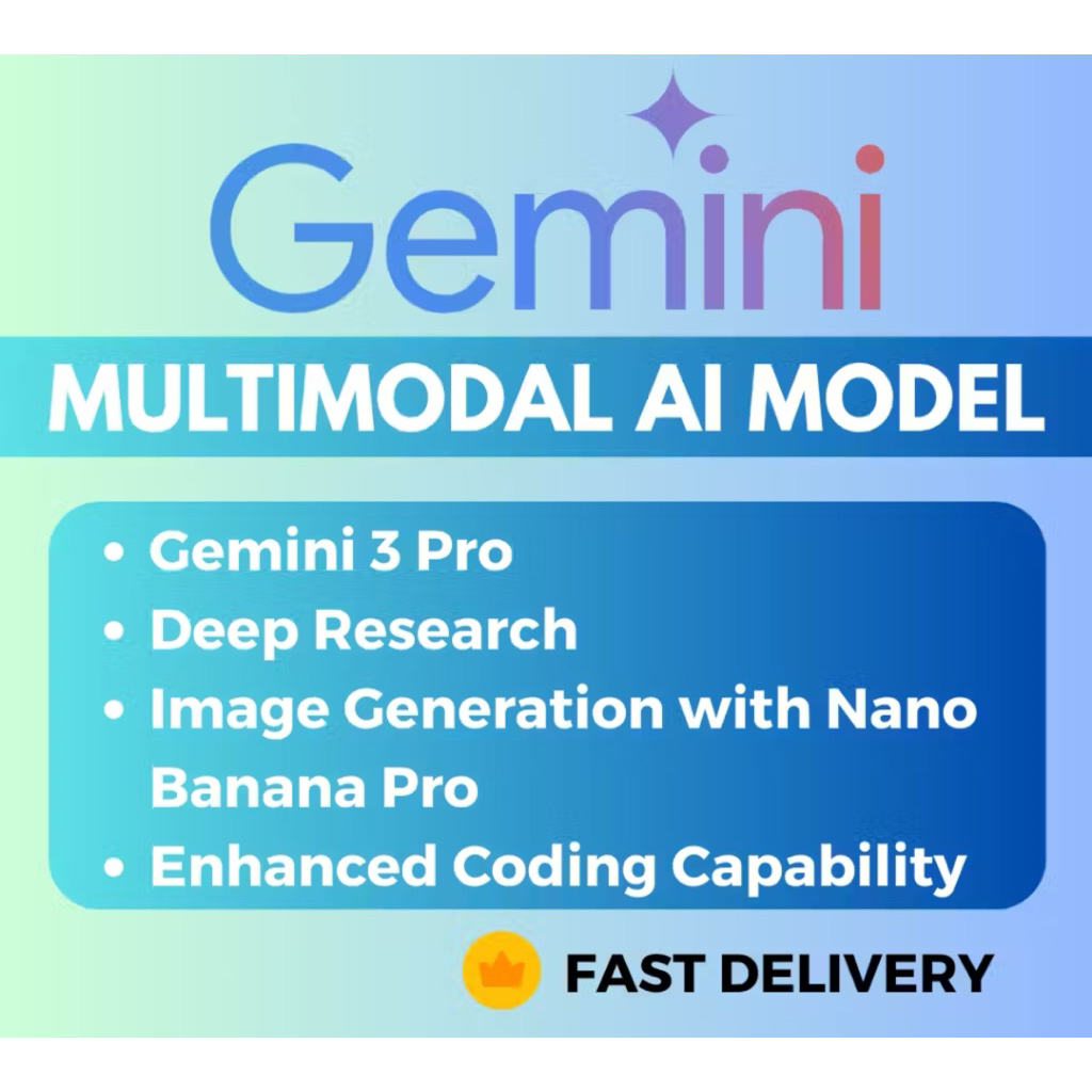 24/7 Gemini Pro | Powerful AI Model | Advanced AI Creative | Shopee ...