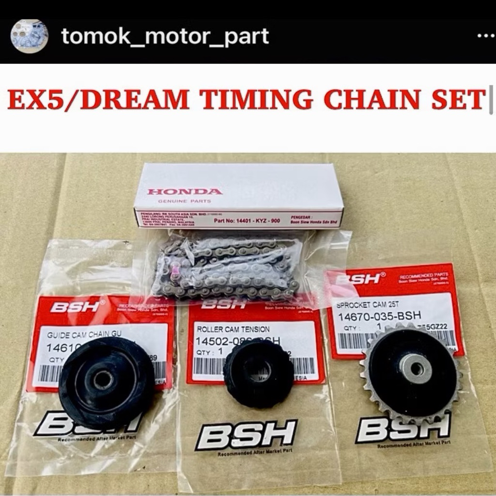 [100%] ORIGINAL EX5 DREAM timing chain set ex5 hi power original set ...