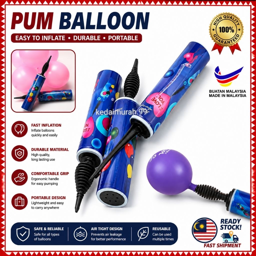 Hand Held Balloon Pump Air Inflator For Balloon/Pum balloon/Pump Hand ...