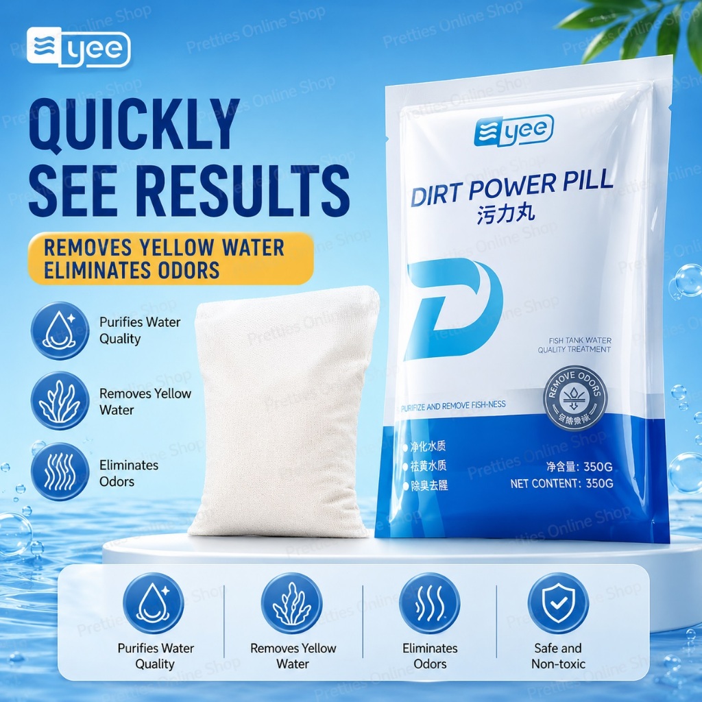 Dirt Power Pill Aquarium Filter For Yellow Water Protein Cotton Carbon ...