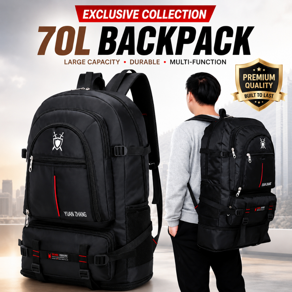 70L Outdoor Sport Backpack Travel Backpack Hiking Bagpack camping ...
