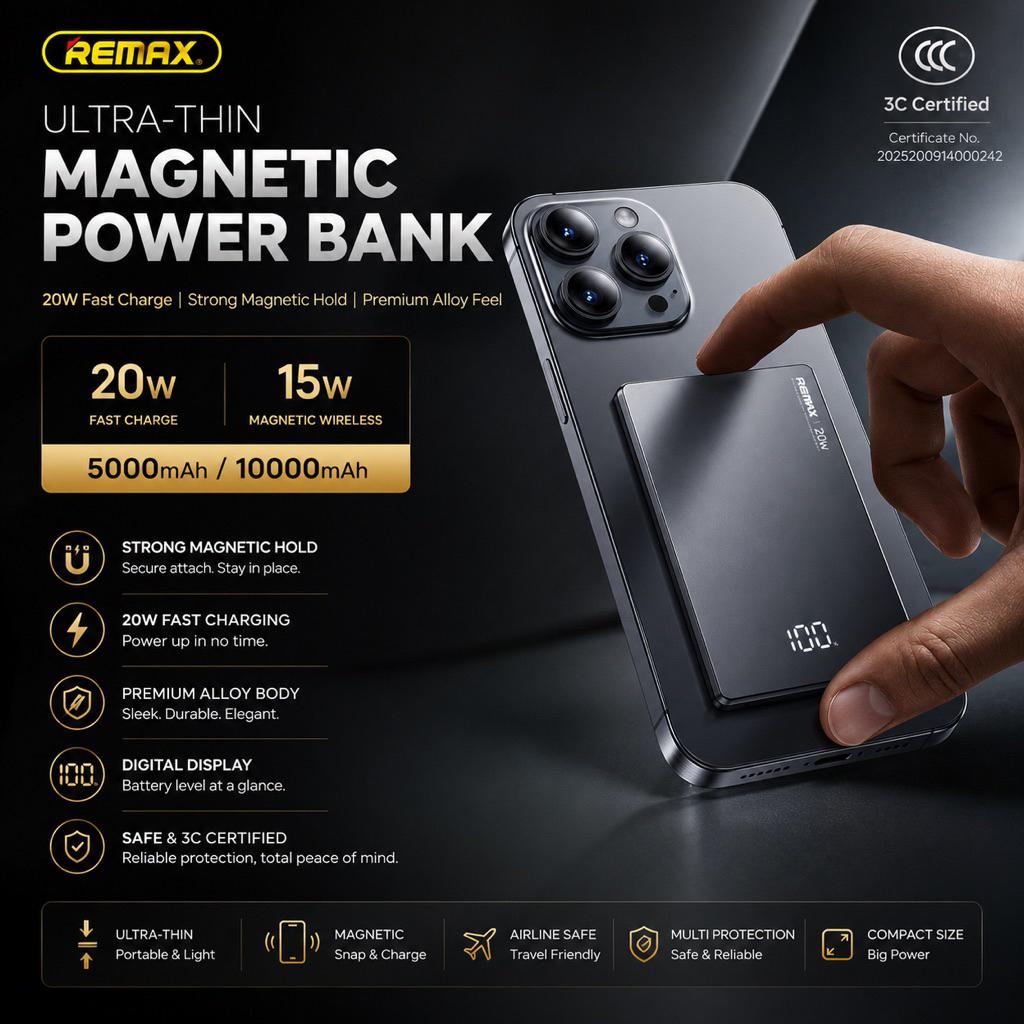 [ CCC Certified ]Premium Remax RPP-107/RPP-109 20W 5000/10000mAh ...