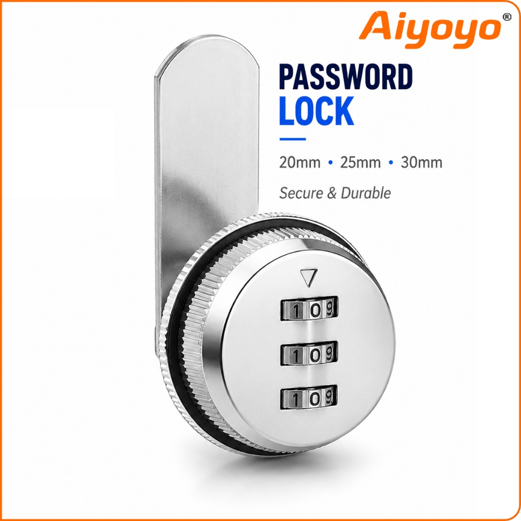 20mm 25mm 30mm 3 Digit Combination Cam Lock Keyless Password Locker ...