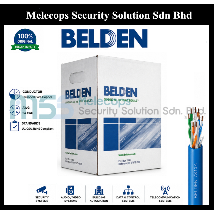 BELDEN 7814A CAT6 24AWG Cable (305m) | Shopee Malaysia