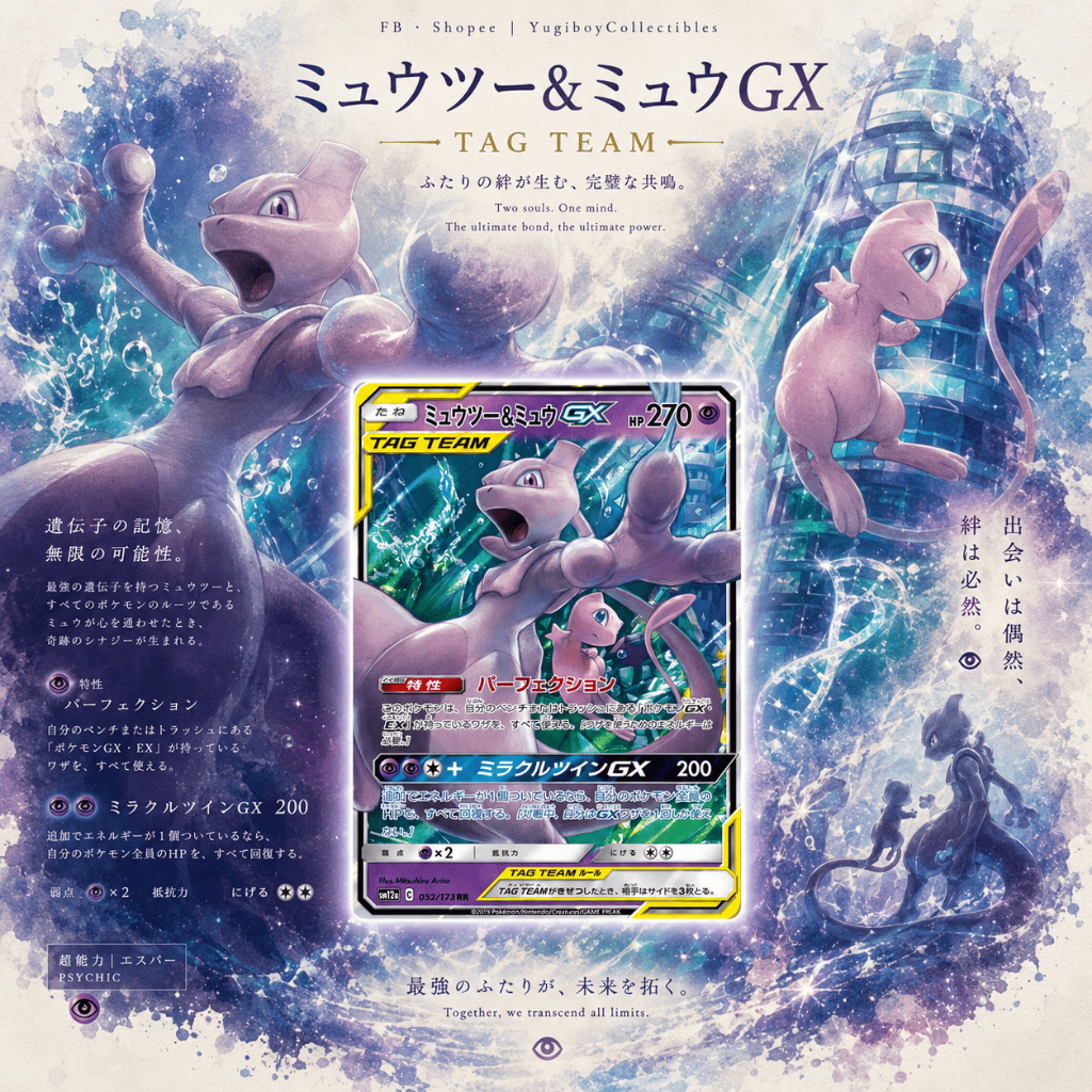 Mewtwo & Mew GX RR 052/173 [SM12a] / 029/094 [SM11]
