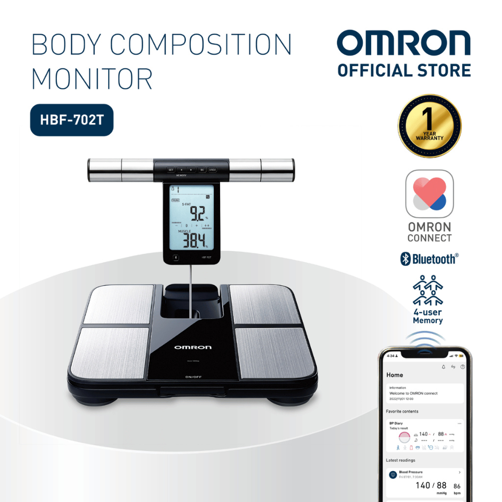 OMRON Body Composition Monitor Bluetooth | Monitor Komposisi Badan
