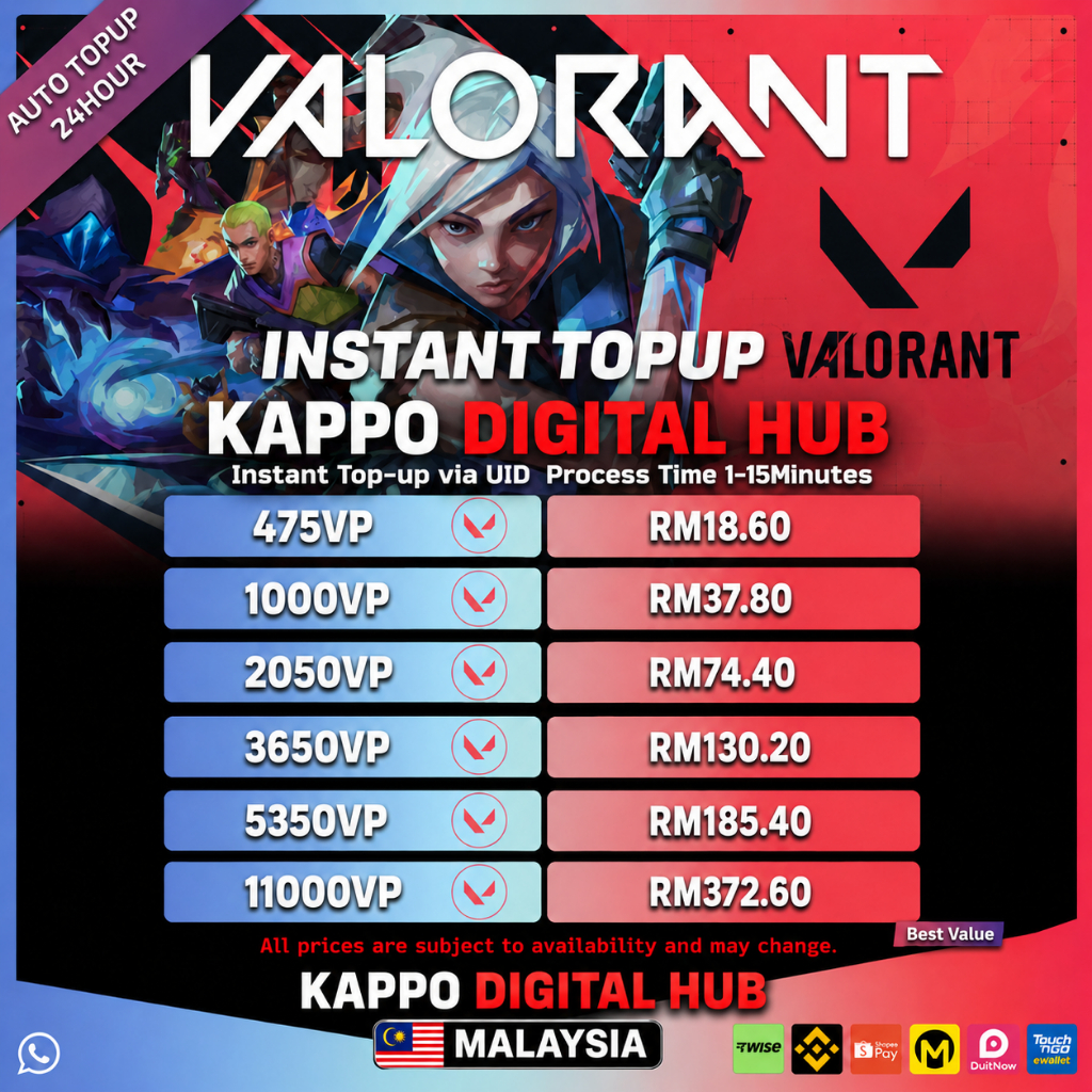 Buy valorant point Online With Best Price, Jun 2026 | Shopee Malaysia