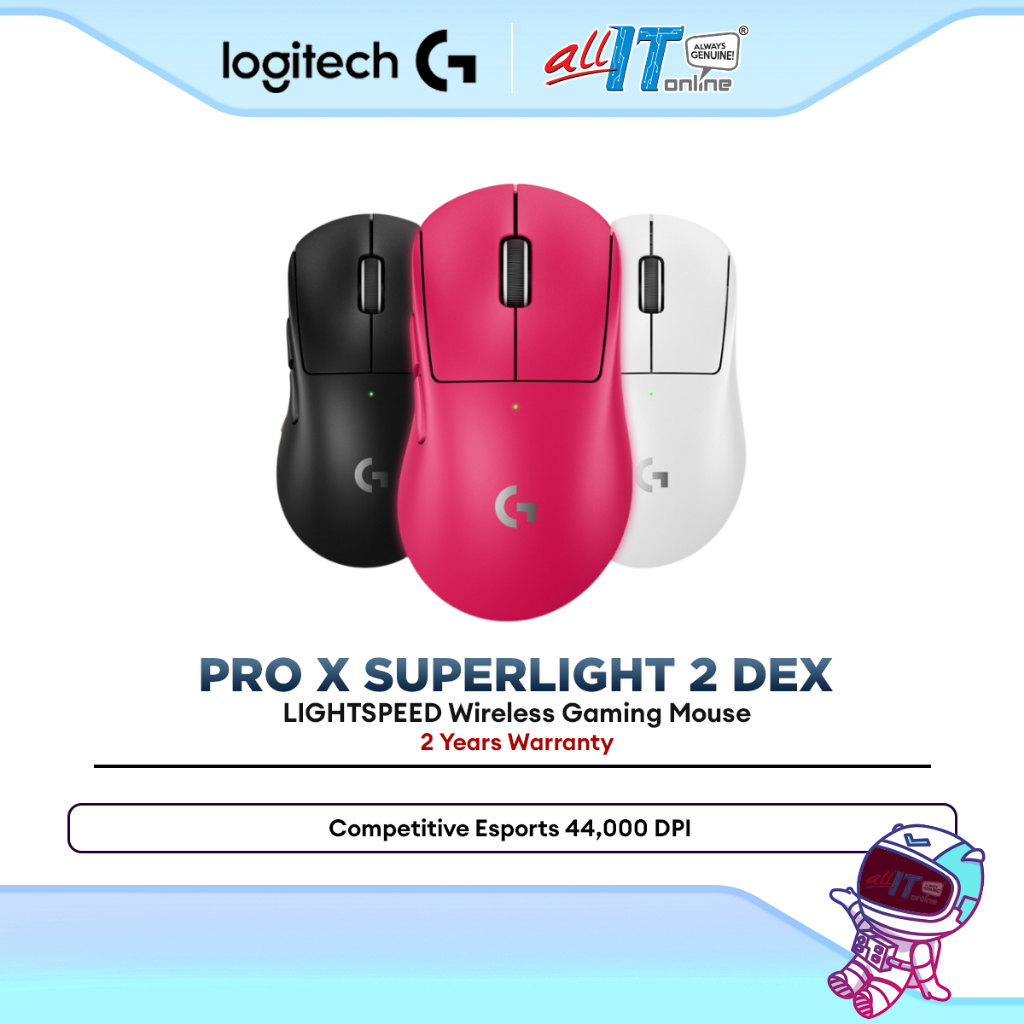 Logitech G Wireless Gaming Mouse LIGHTSPEED PRO X SUPERLIGHT 2 DEX for ...