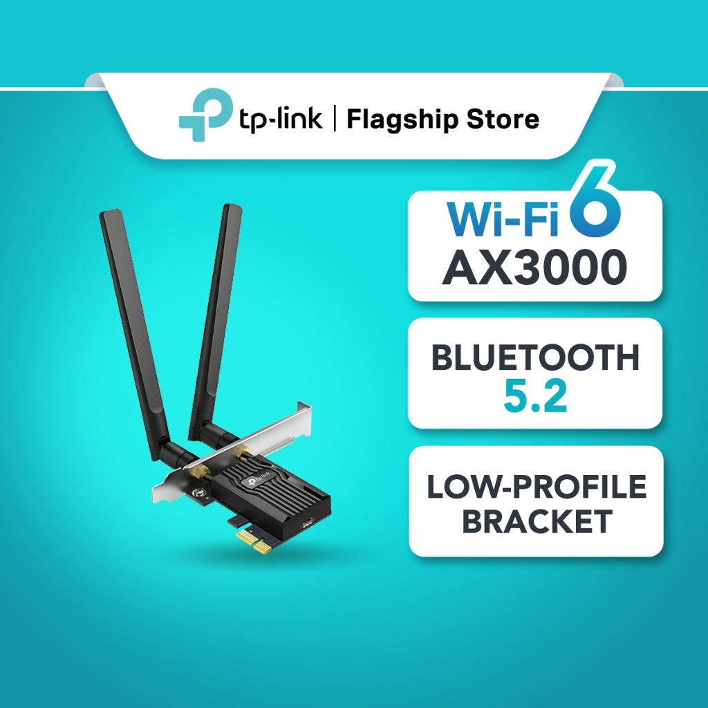 TP-Link Archer TX55E AX3000 WiFi 6 & Bluetooth 5.2 PCIe Wireless ...