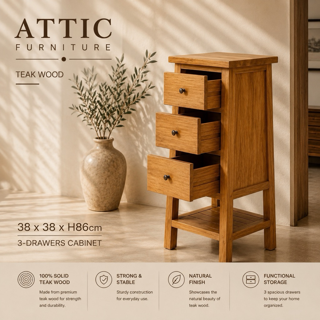 Rack/Display Rack/2-Drawers Display Rack/Full Teak Wood Display Cabinet ...