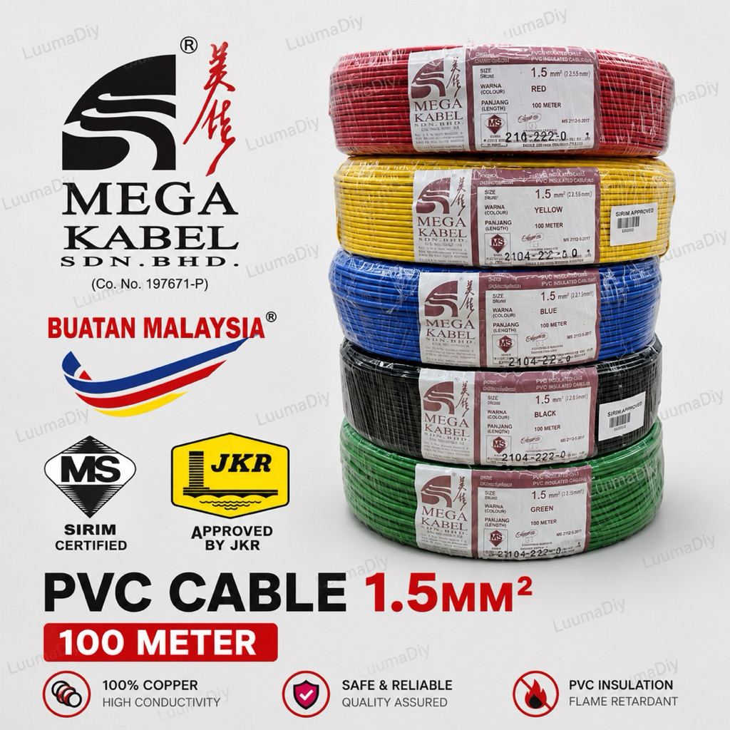 Buy mega cable 2.5mm Online With Best Price, Jul 2026 | Shopee Malaysia