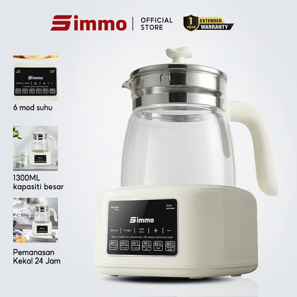Simmo Health Electric Kettle Constant Temperature Portable Multi Keep ...