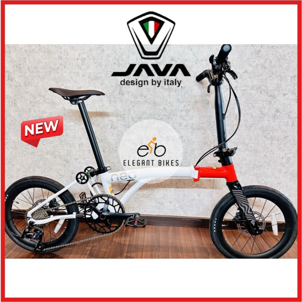 Java Neo Trifold 16" 349 foldable bike with full hydraulic brakes ...