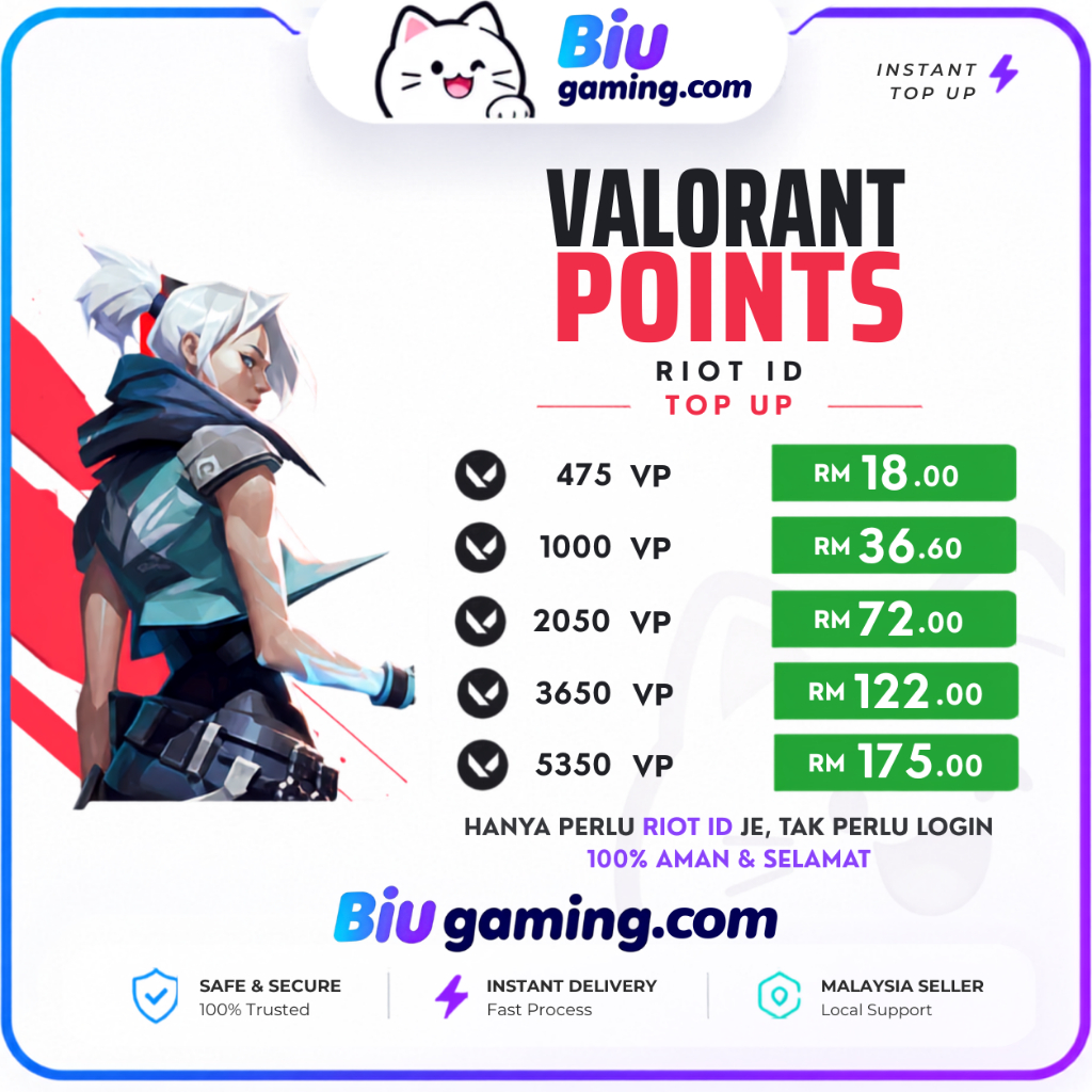 Valorant Points instant top-up and bundles | Shopee Malaysia